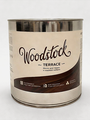 Масло для террас и садовой мебели Woodstock W35